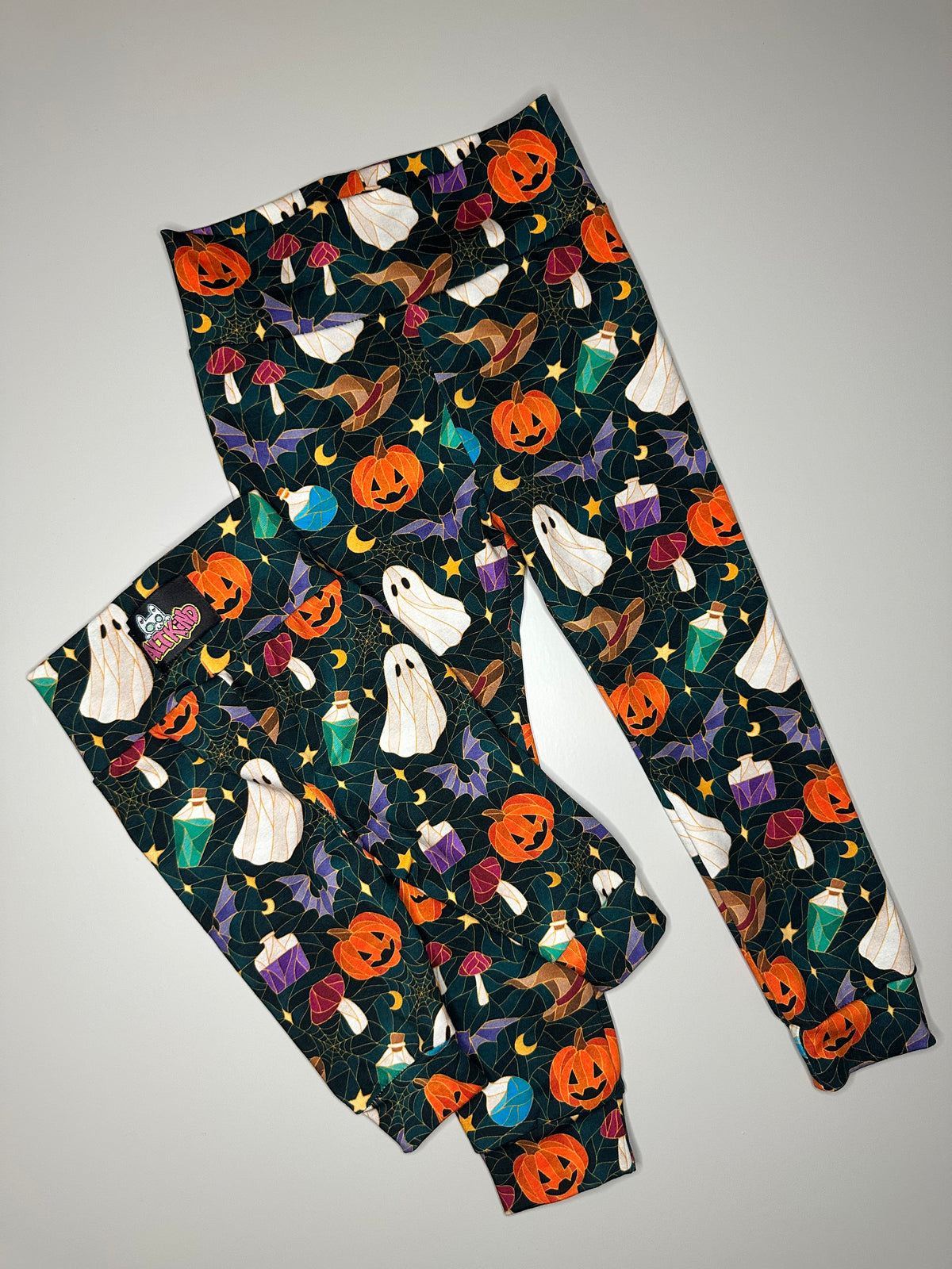 Spooky Stained Glass Baby and Children's Leggings